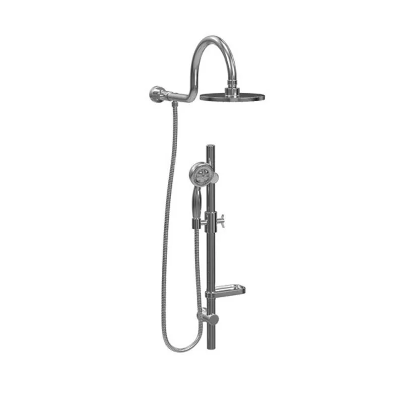 PULSE ShowerSpas AquaRain Chrome Shower Bar System