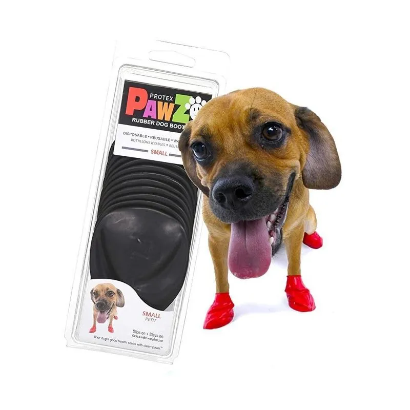 Sapatinho Para Pet Cachorro Pawz Bota Preta Tam P - 4un