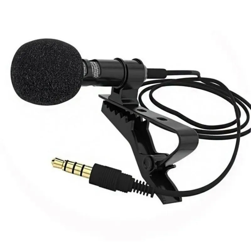 Microfone De Lapela Profissional Celular Gravação Áudio
