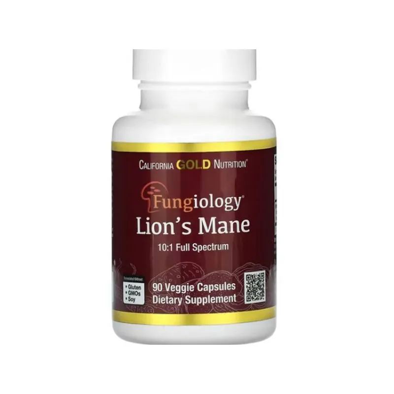Cogumelo Juba de Leão Orgânico Extrato 600mg 90 Caps Importado