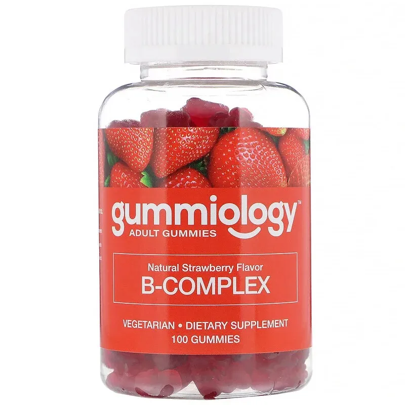 Complexo B Em Gomas Gummiology 100 Gomas Importado EUA