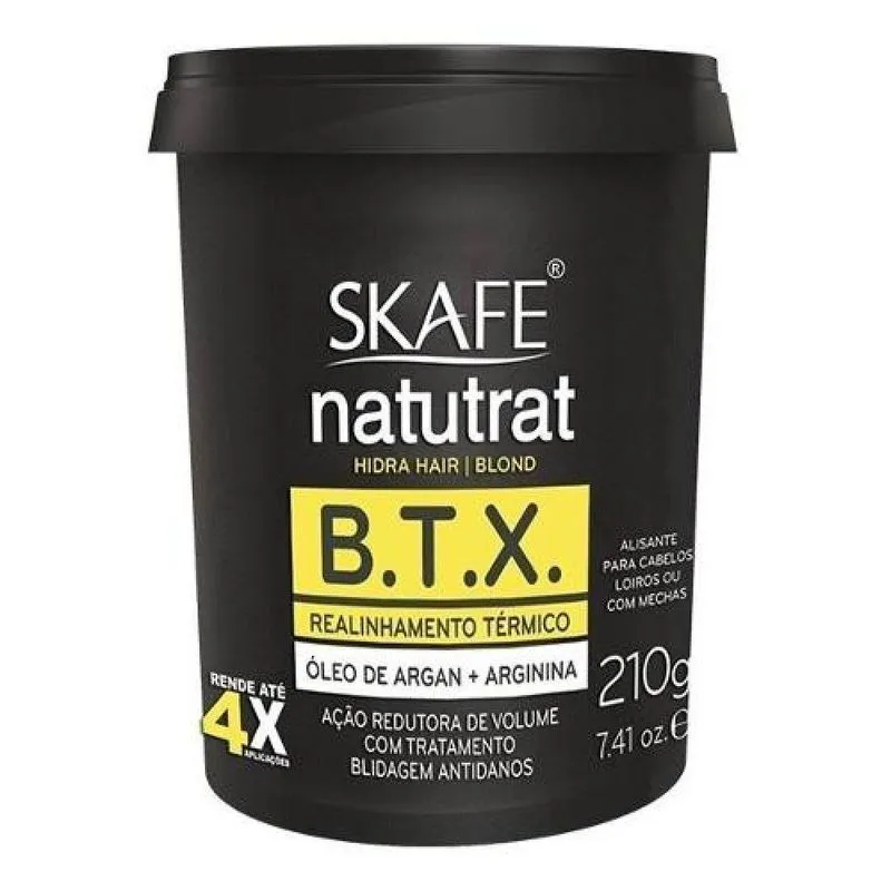Redutor De Volume Skafe Natutrat Botox Blond 210g