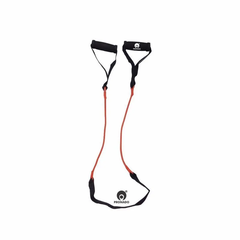 Extensor Vermelho Com Manopla Leve Pronado.