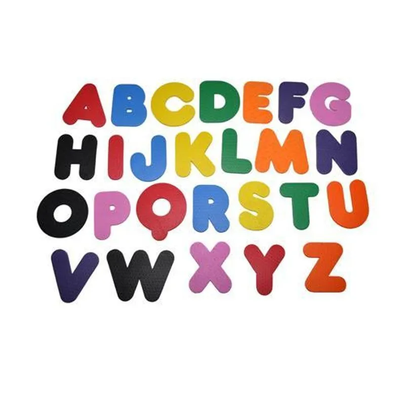 Alfabeto Eva Flutuam Kit 26 Peças Recreação Colorido Pronado