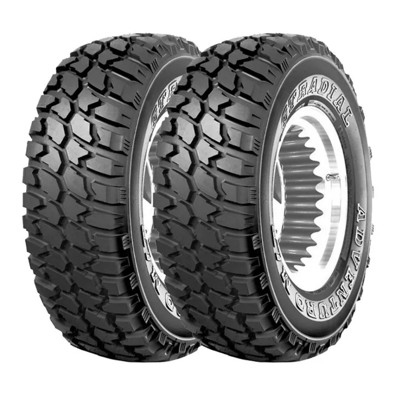 Kit 2 Pneus Gt Radial Aro 16 305/70R16 Adventuro Mt 8 Lonas 118/115Q