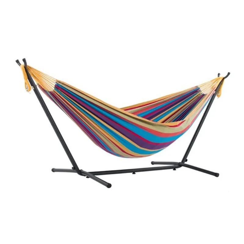 Vivere Combo - Double Tropical Hammock with Stand - 9-ft