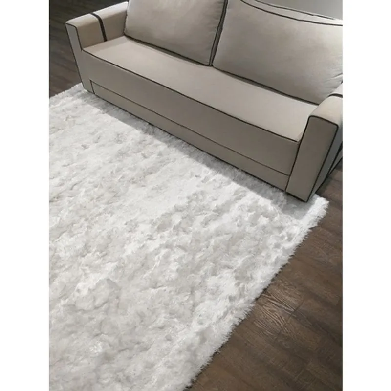 Tapete Gold Shaggy - 15 Branco - 2,00 x 2,50 Edantex