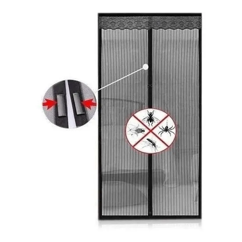 Cortina Tela Magnética Para Porta Anti-Mosquitos