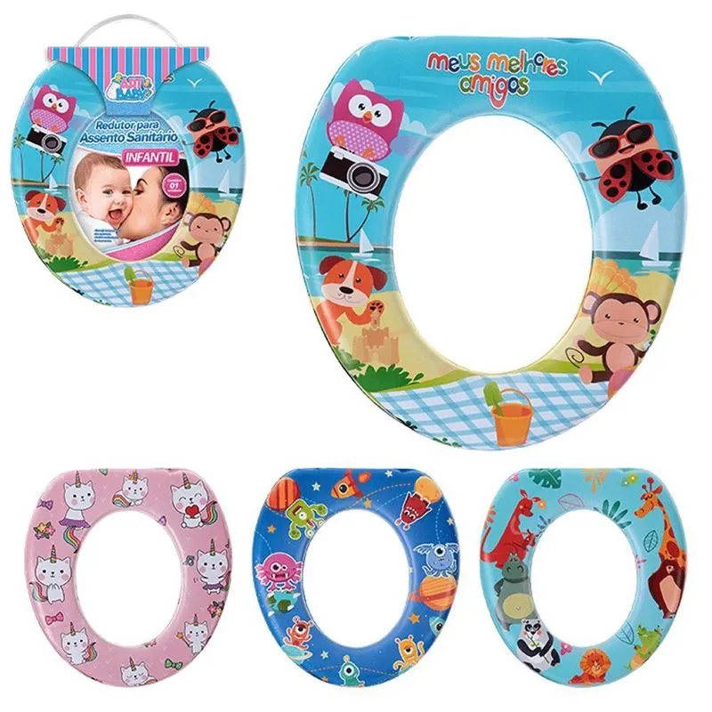 Redutor Assento Vaso Sanitario Infantil Bebe Acolchoado Art