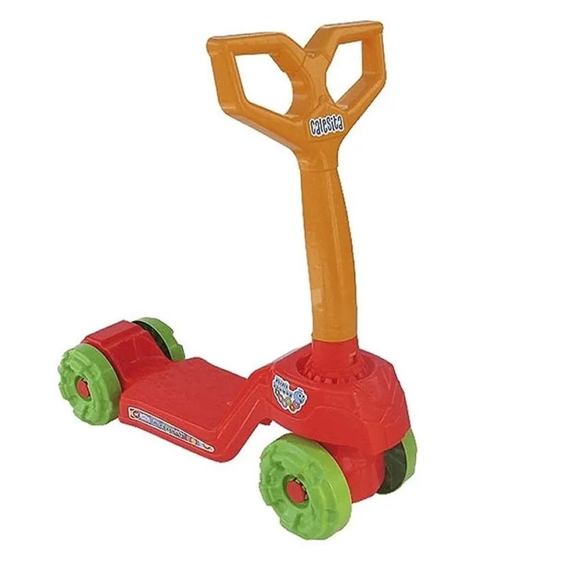Patinete Infantil Mini Scooty Para Crianças 4 Rodas Calesita