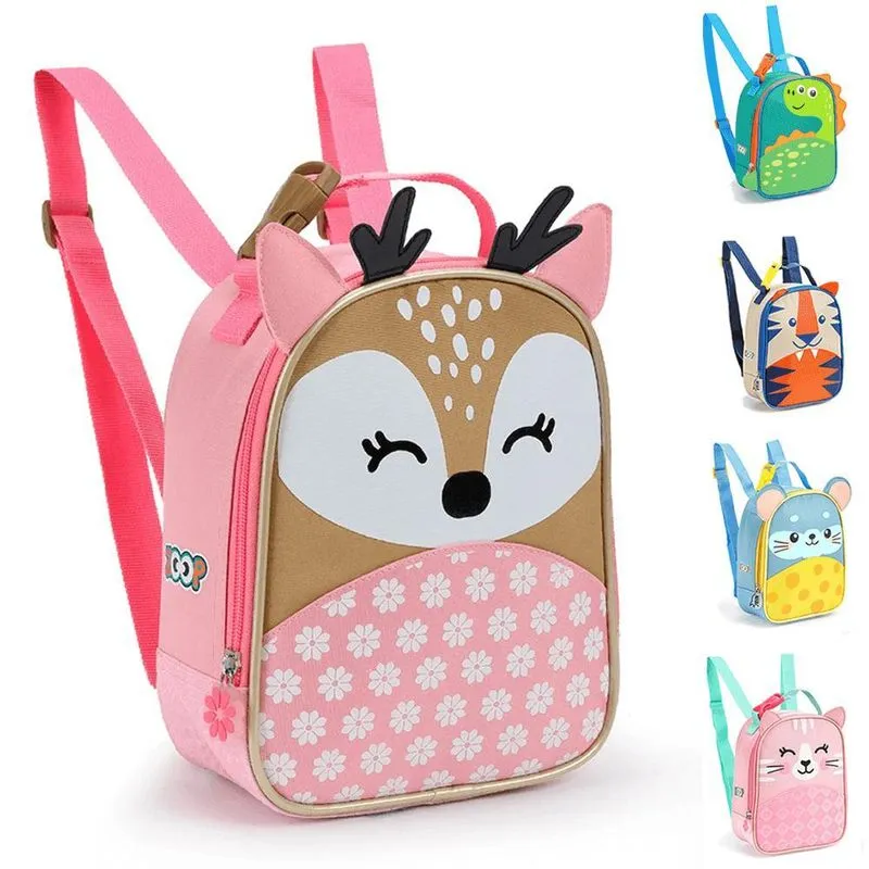 Lancheira Térmica Escolar Infantil Animais Bichinhos Zoop