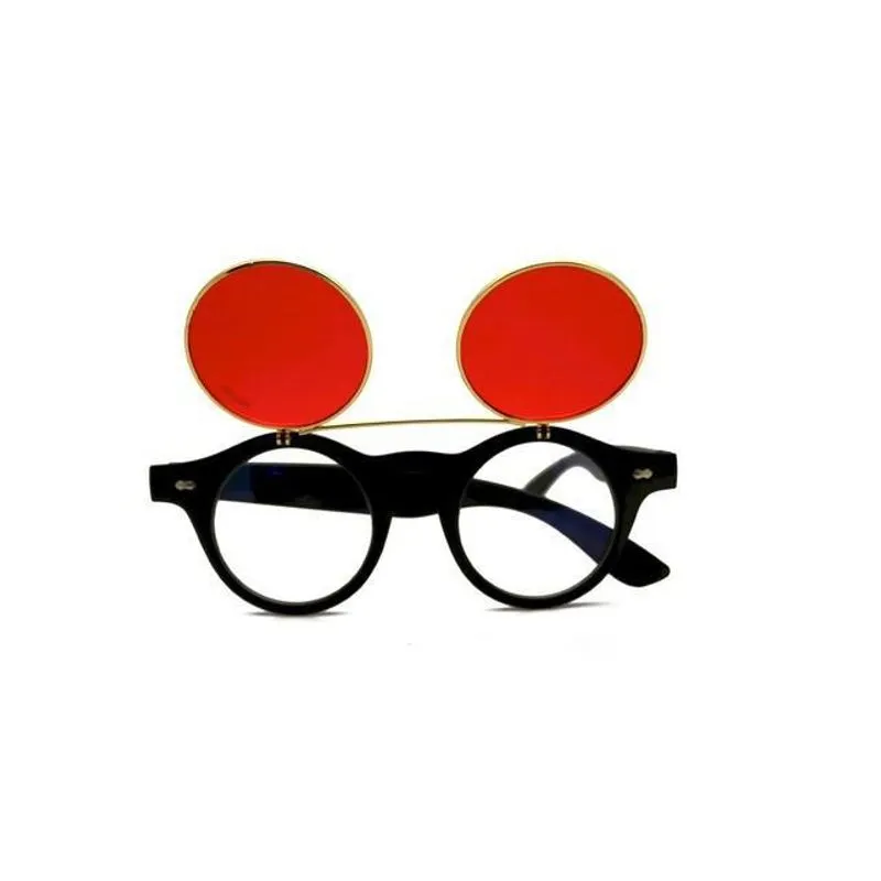 Óculos Sol Retro Vintage Redondo Oval Dupla Lente Sherlock