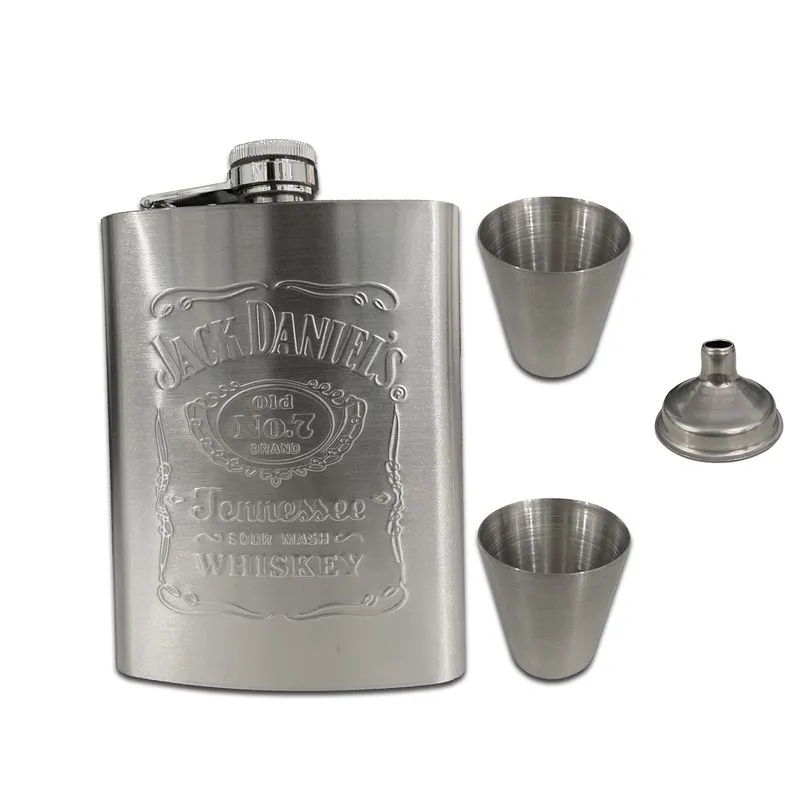 Kit Porta Bebidas Prateado 4 Pçs