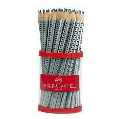 Faber-Castell Grip Triangular Graphite Pencils 2B Tub 72 SuperOffice