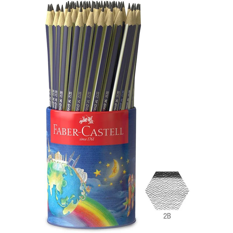 Faber-Castell Goldfaber Pencils 2B Pack 72 SuperOffice