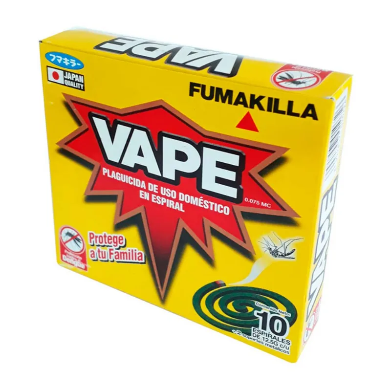 Insecticida Vape espiral para mosquito 60/10 Nf