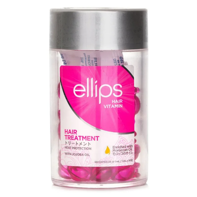 Tratamento Capilar Com Óleo Vitamínico Para Cabelo 50 Cápsulas X 1 Ml Ellips