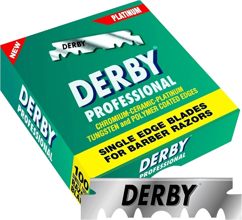 Derby Professional Single Edge Razor Blades 100 Count