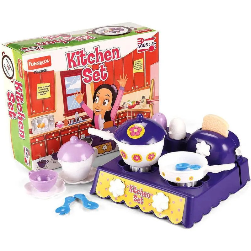 Conjunto De Cozinha Toobeez Funskool Learn And Write Boar 19 Peças