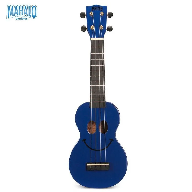 Ukulele Soprano Serie Smile - Cor Azul Com Capa - Com Bag