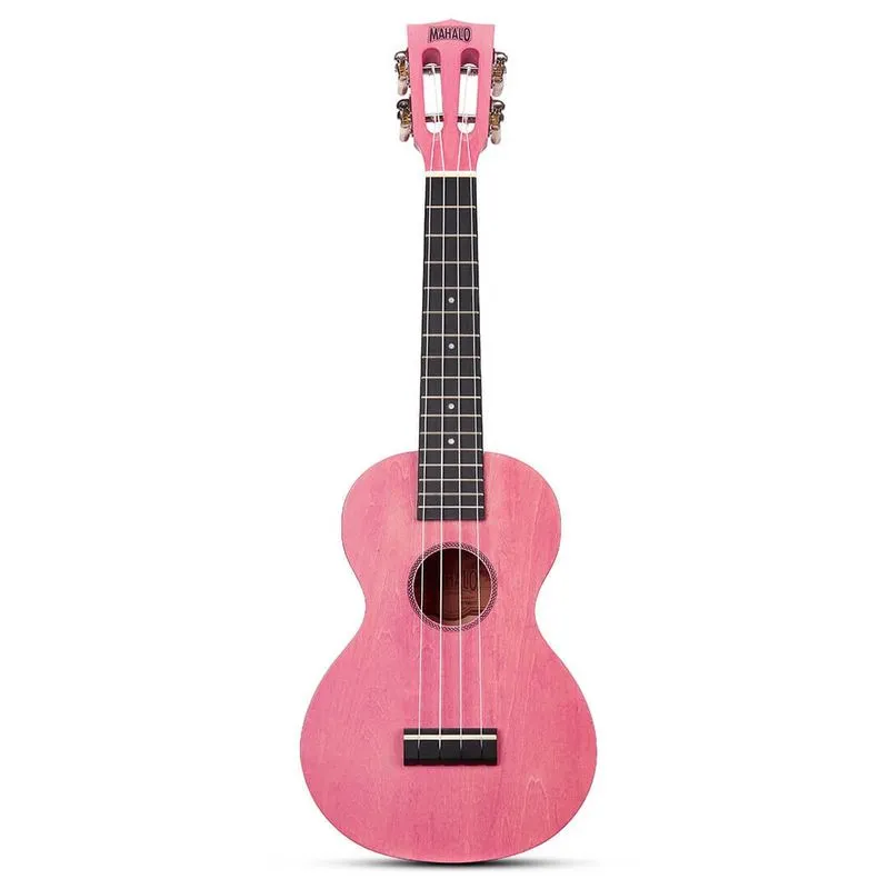 Ukulele Concert Série Island - Rosa Coral Pink - com capa