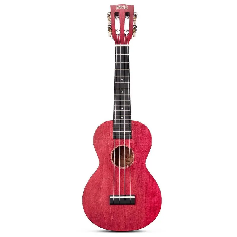 Ukulele Concert Série Island - Vermelho Cherry Red - c/ capa