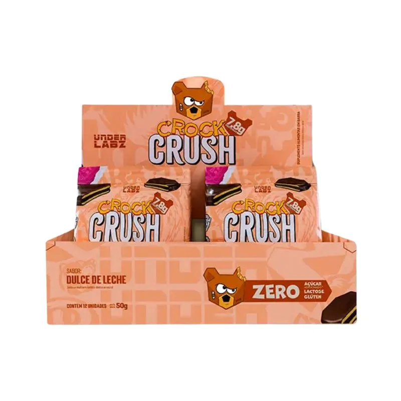 Cx 12 Und Crock Crush 50g Dulce De Leche - Under Labz