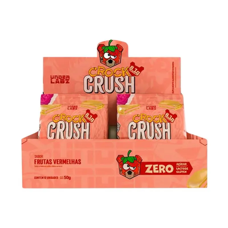 Cx 12 Und Crock Crush 50g Frutas Vermelhas - Under Labz
