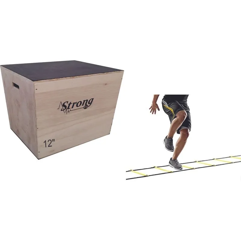 Jump Box 12 30x45x35 Cm + Escadinha De 6 Degraus