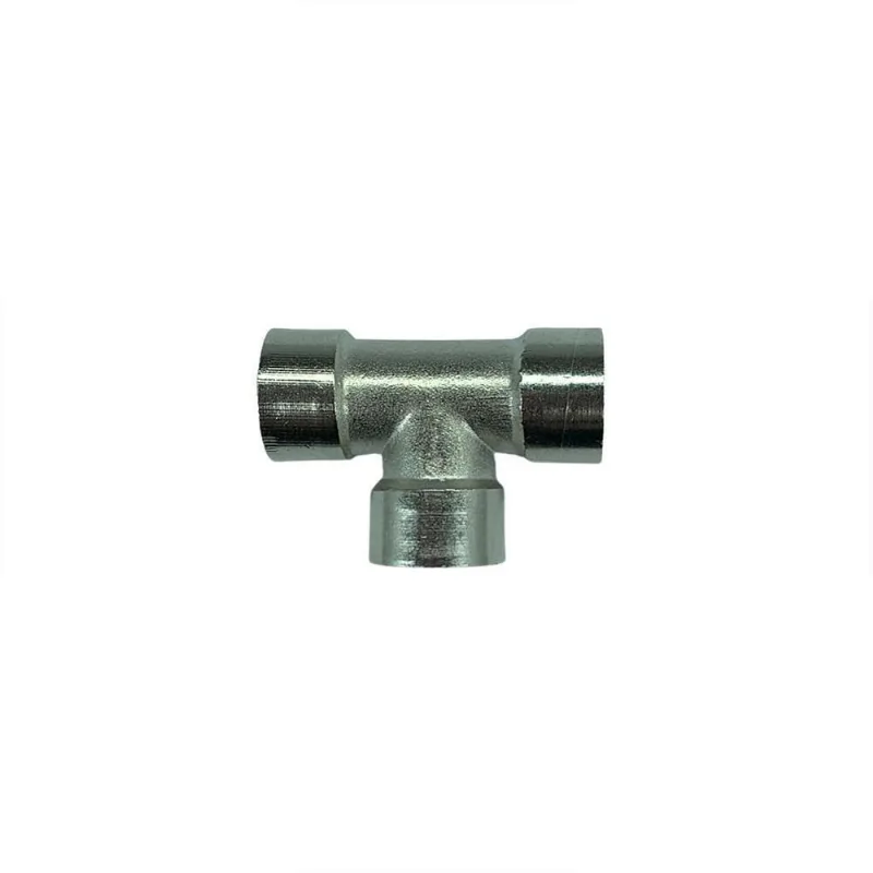 Conexão / Tee União Rosca Fêmea 1/4 Bsp (3X)