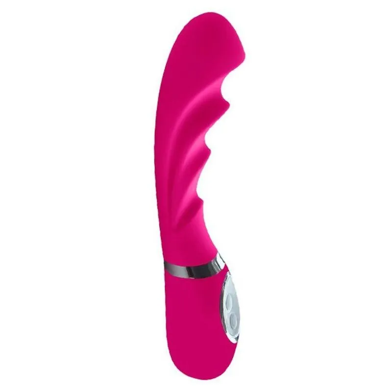 Vibrador Escalonado Ponto G Com 10 Vibrações - Love Babe - Magenta, Unico