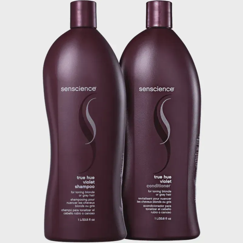 Kit Shampoo + Condicionador 2x1000ml True Hue Violet Senscience