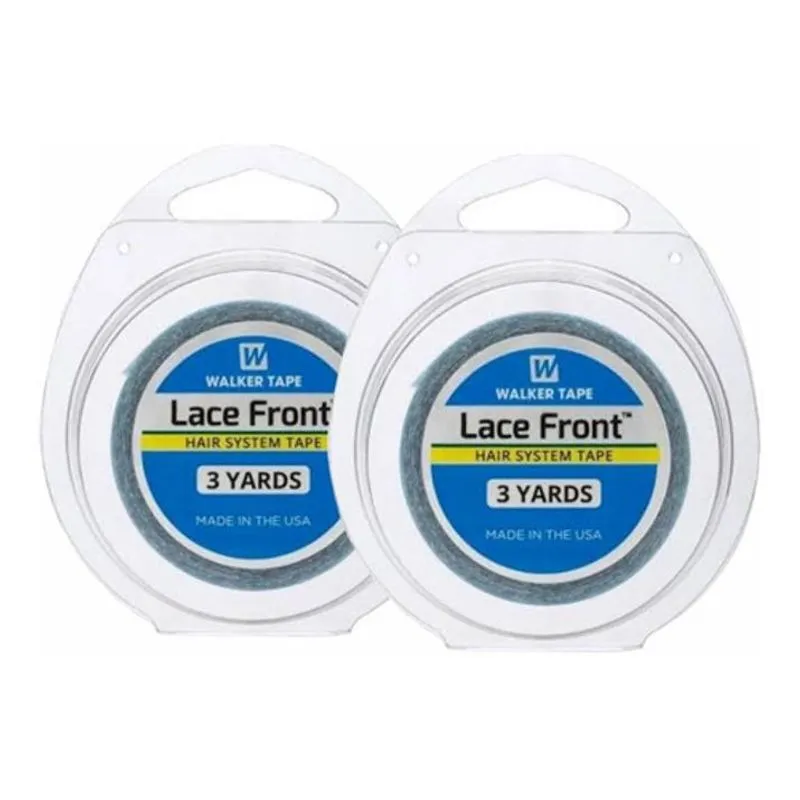 Fita Walter Type Lace Front Dupla Face 3 Yards 1,27mm - 2un
