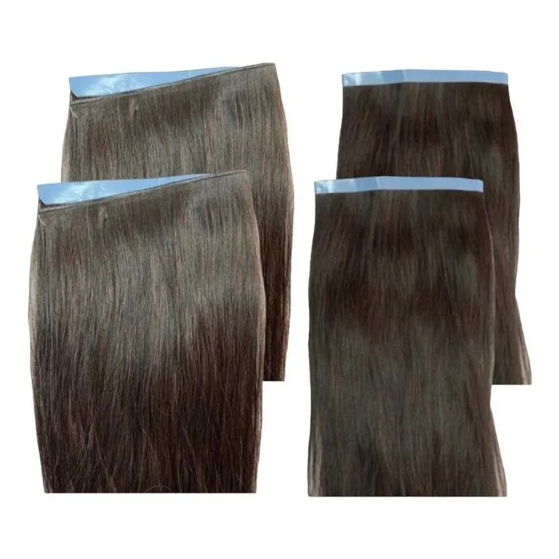 Megahair 2x Tela Invisivel 20gr + 2x Tela Nanopele 30g -50cm
