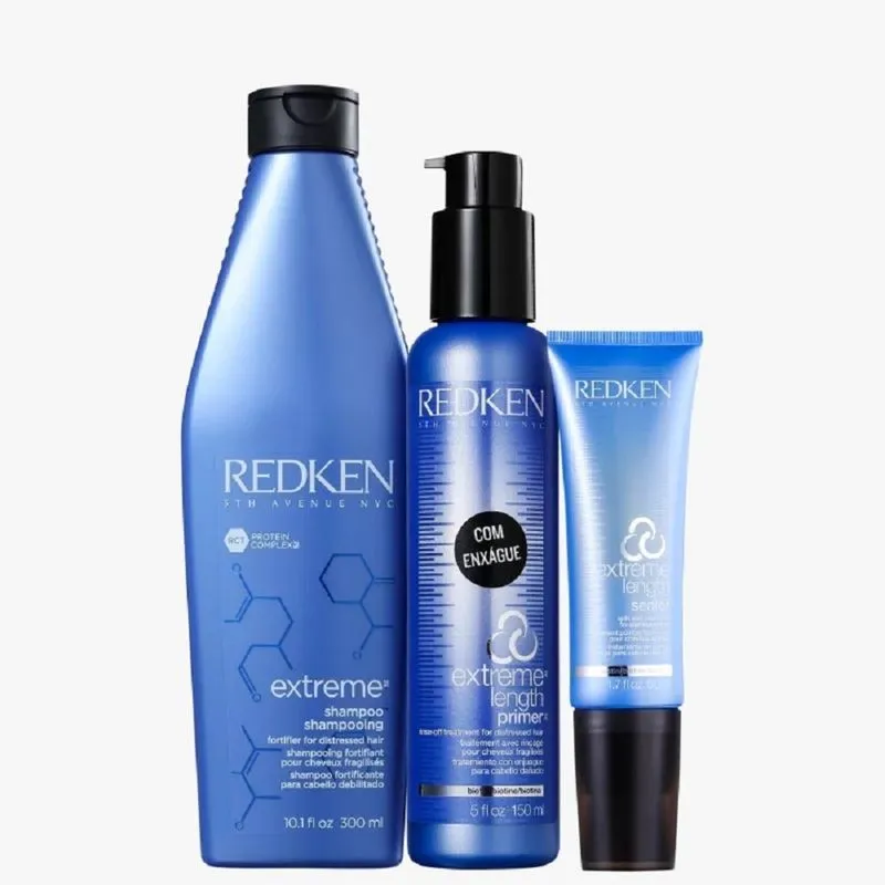 Kit Shampoo Primer E Selador De Pontas Extreme Redken Pequeno