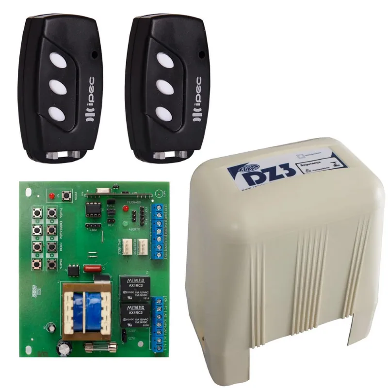 Placa Central de Comando Rossi Dz3 Sensor Hall Controles 3 Canais Tampa Carenagem