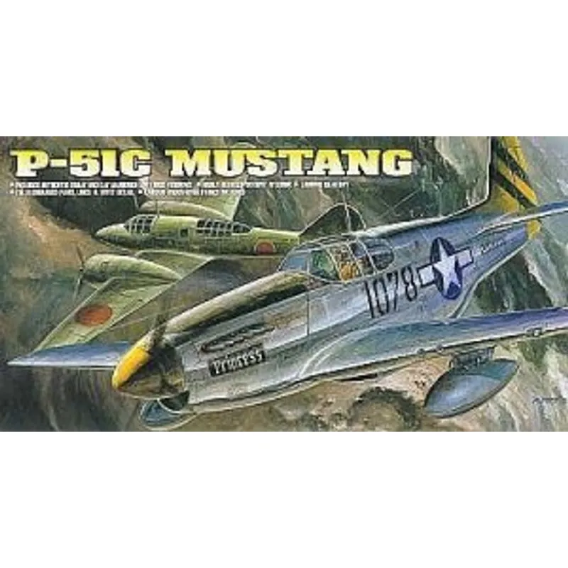 Avião P-51C Mustang - ACADEMY