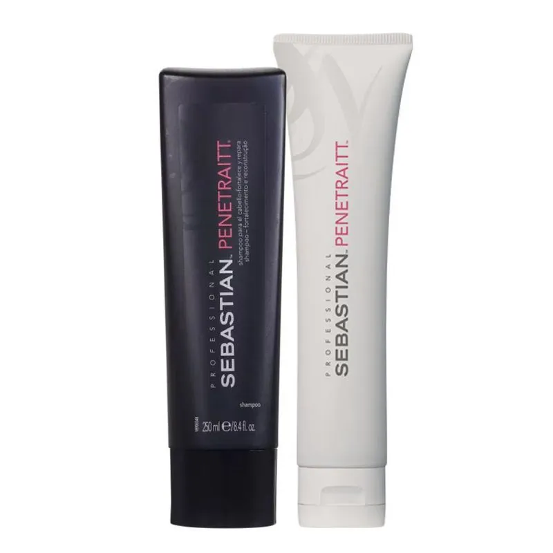 Kit Shampoo 250Ml E Máscara 150Ml Sebastian Penetraitt