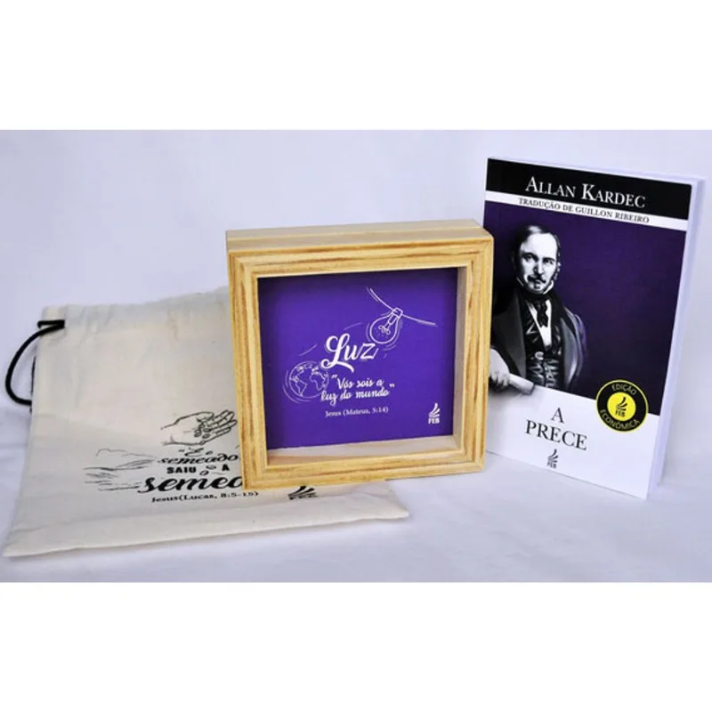 KIT LIVRO A PRECE E CAIXA FILOSOFAL
