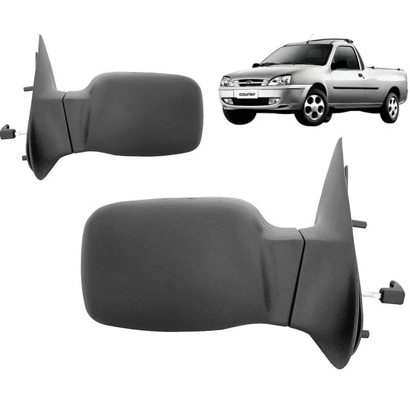 Par Retrovisor Externo Courier 97/09 Com Controle