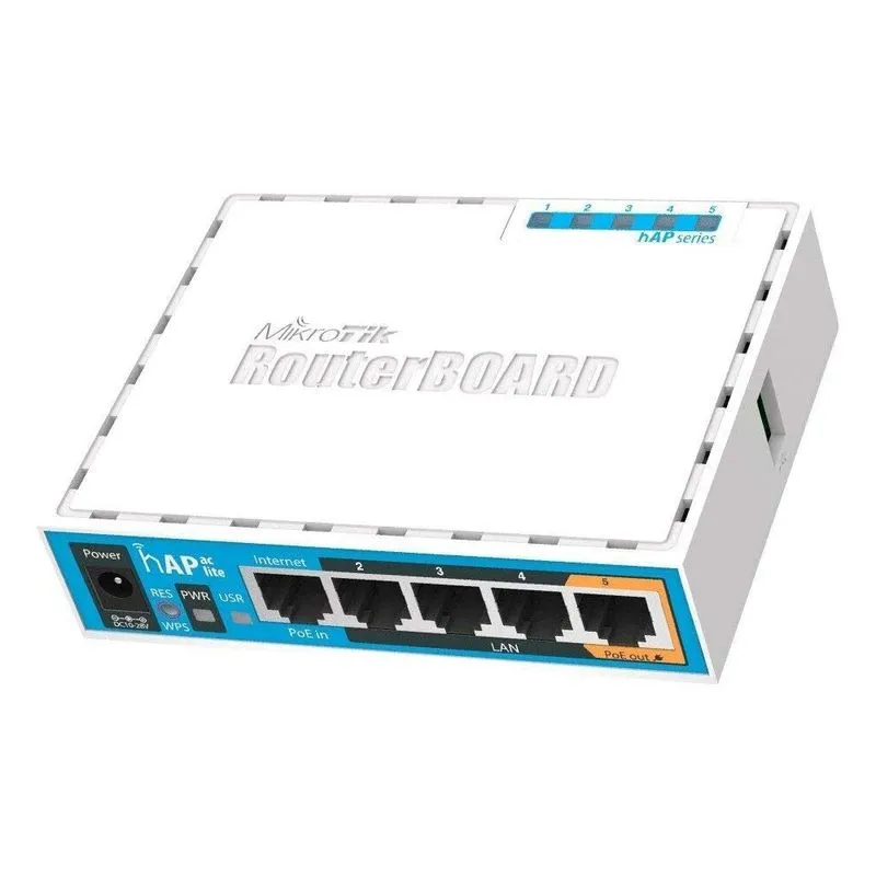 Roteador Mikrotik RB952Ui-5ac2nD Routerboard (5x LAN, Dual Core 650MHz CPU, 64MB RAM, USB)