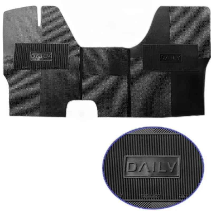 Tapete Interno Reforçado Iveco Daily Câmbio Em Baixo Preto