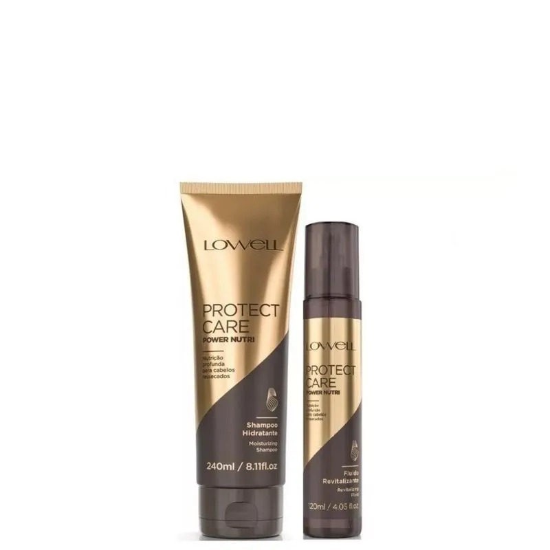 Shampoo E Fluido Protect Care Power Nutri Pequeno Lowell