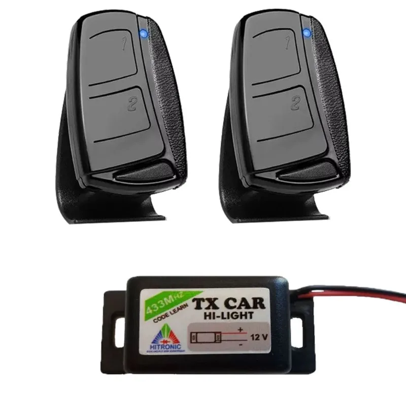 2 Controle Tx Top Preto + 1 Tx Car Prova D'Agua H-Tronic