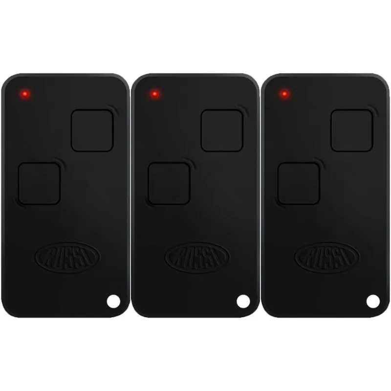 3 Controle Portão Rossi Ntx 433 Dz Nano Atto Dz3 Dz4 Bv Nano com Clip de Fixação