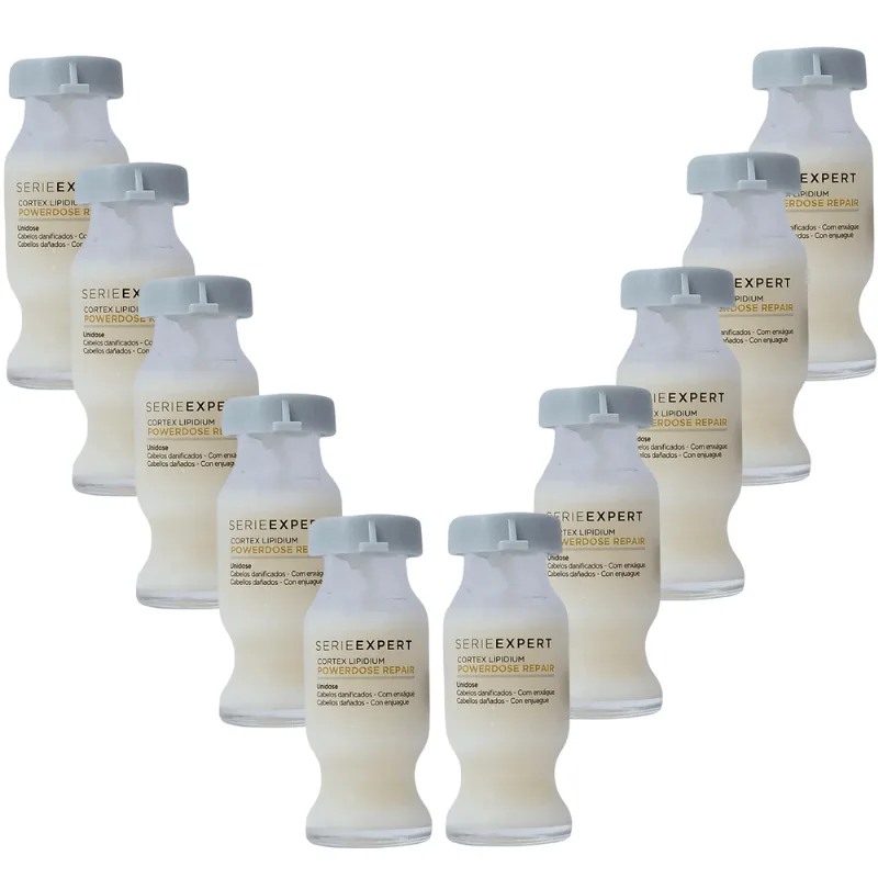 10 Ampolas Capilar Power Repair Cortex Lipidium De 10ml L'oréal