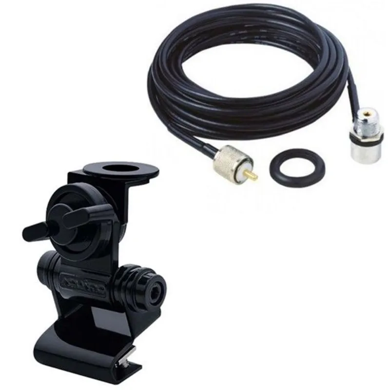 Suporte Bi-Articulado Porta Malas Hatch Sedan M-600 + Cabo Coaxial 5,5 metros com Conectores M-802k
