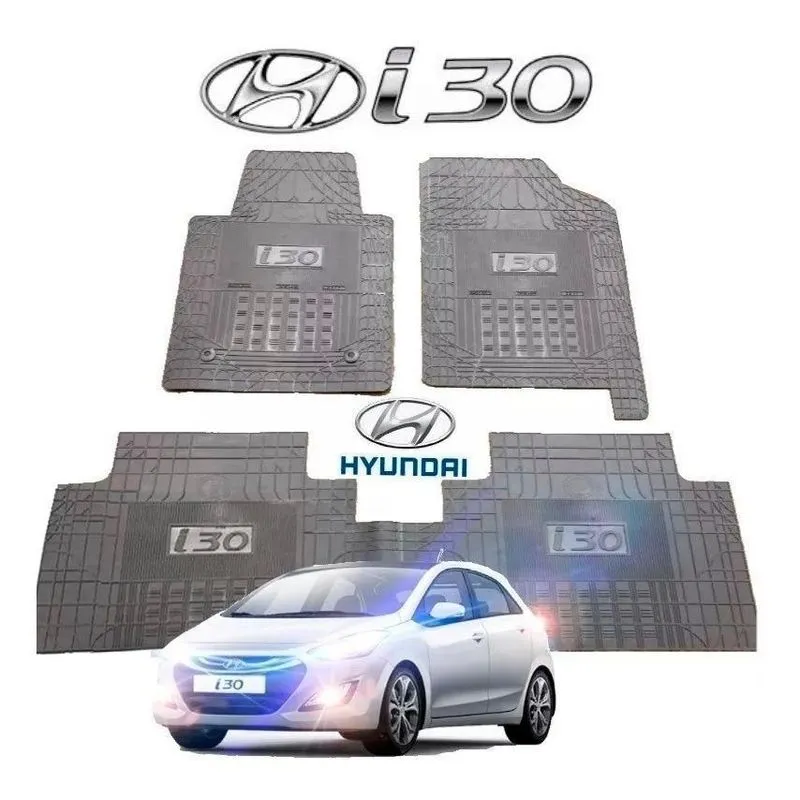 Jogo Tapete Interno Reforçado Hyundai I30 2009 A 2012 Preto