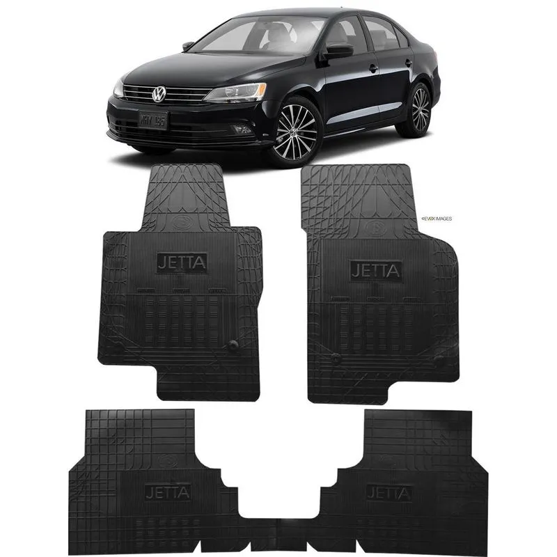 Jogo Tapete Interno Borracha Reforçado Vw Jetta 2011 A 2018
