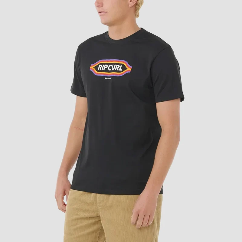 Rip Curl Sunset T-Shirt Black Large / Black